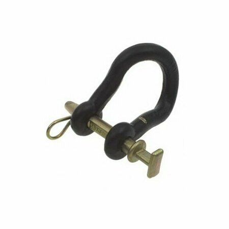 SPEECO 49020700 Twisted Clevis, 20,000 lb Working Load, 4-1/4 in L Usable, Steel 78290